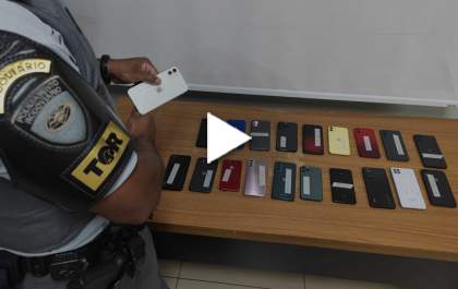 TOR prende casal com celulares furtados