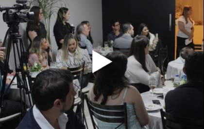Agitta Social na reinauguração da Ana Luiza Imóveis