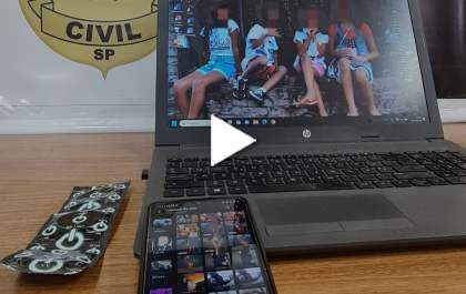 Homem é preso pela Polícia Civil de Araçatuba por armazenar pornografia infantil