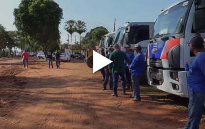 Pavimentação asfáltica da NOB foi lançada nesta segunda-feira (19)