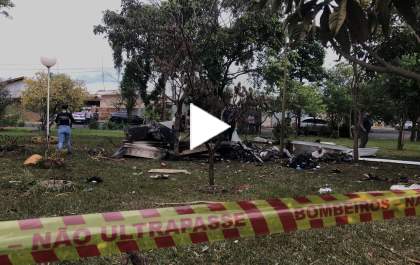 Família morta em queda de avião em praça embarcou em Fernandópolis