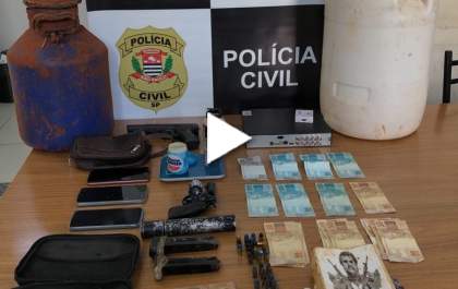 Homem é preso com 1 quilo de cocaína e arma em operação conjunta da polícia em Araçatuba