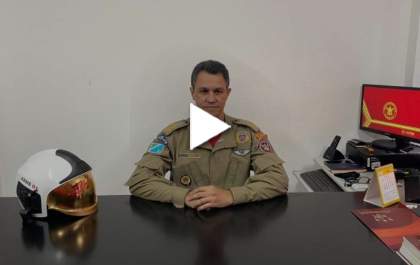 Em entrevista ao Hojemais Noticias comandante do bombeiro agradece e se despede de Três Lagoas