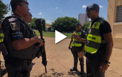 Policiais Militares de Araçatuba recebem treinamento contra ataques em escolas