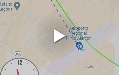 Avião da Azul aborta pouso no Aeroporto de Três Lagoas
