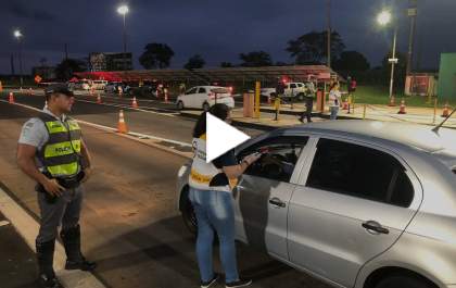 Fiscalização na Rondon flagra 5 motoristas dirigindo sob influência de álcool