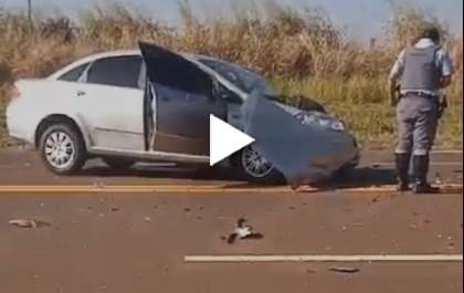 Colisão em rodovia de Birigui deixa 3 feridos