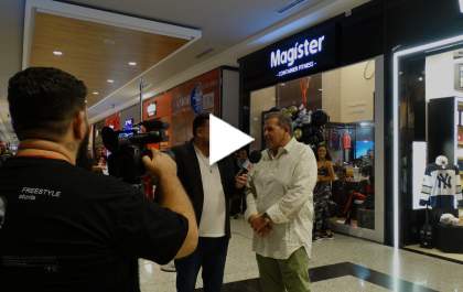Agitta Social na inauguração da Magíster Container Fitness