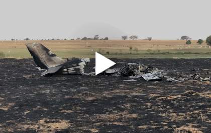 Avião que caiu em área rural teria levantado voo do aeroclube de Birigui com destino a Socorro