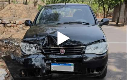 Carro que teria sido usado para atropelar motociclista em Araçatuba é apreendido em Birigui