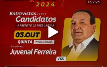Juvenal Ferreira responde a questões da população sobre suas propostas para Três Lagoas