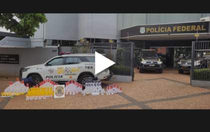Quatro passageiros de ônibus são presos com produtos do Paraguai