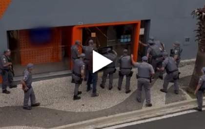 PM liberta 8 reféns e frustra assalto a banco em Votuporanga