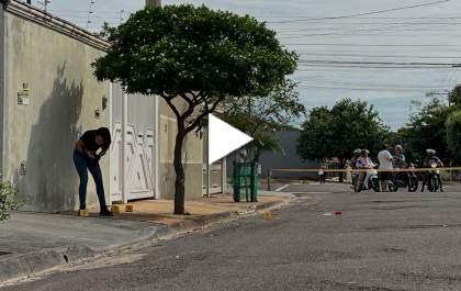 Homem é morto a tiros na frente do filho em Birigui