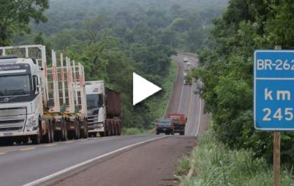 Concessão bilionária deixa BR-262 sem duplicação entre Três Lagoas e Ribas e revolta vereadores