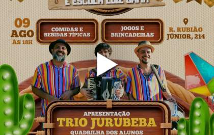 Cursinho Emancipa Araçatuba e escola Luiz Gama realizam Arraiá