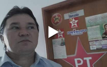 Vereador Idevaldo diz que Três Lagoas está sendo governada pelo PMDB e PSDB