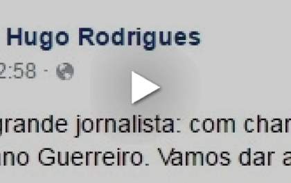 Velho cacique da política diz que jornalista tem chances de ser o vice de Guerreiro e que irá ajudá-lo