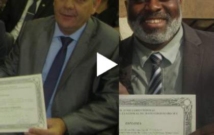 Durante a diplomação, clima esquenta entre o prefeito eleito e o vereador mais votado de TL