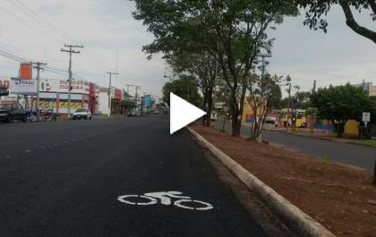 Precariedade de sinalização em ciclovia da Avenida Olinto Mancini preocupa ciclistas