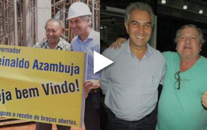 Aonde o governador Reinaldo Azambuja vai, o 'seo' Bonifácio e o Luizinho vão atrás