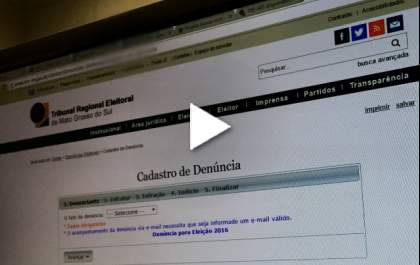 Três Lagoas está em segundo lugar no ranking de denúncias eleitorais em MS
