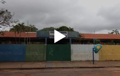 Enquanto nas demais escolas alunos derretem de calor, na Fernando Correa salas de aula são ‘bem fresquinhas’