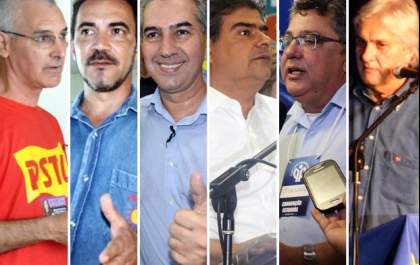 Candidatos ao Governo do MS aproveitam o dia para caminhadas e carreatas