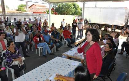 Marcia fala sobre PNHR em reunião com pescadores do Jupiá