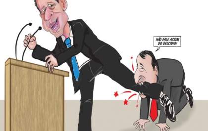 Charge do dia: Em defesa do amigo