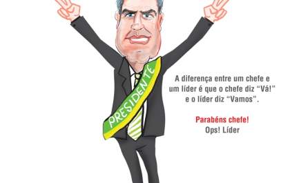 Charge do dia: Felicidades ao líder!