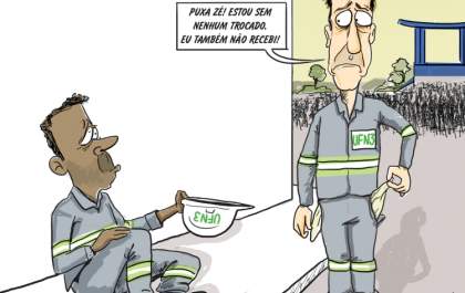 Confira a charge da edição do jornal Hojemais