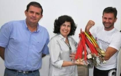 Atleta três-lagoense é homenageado pelo deputado Eduardo Rocha na AL