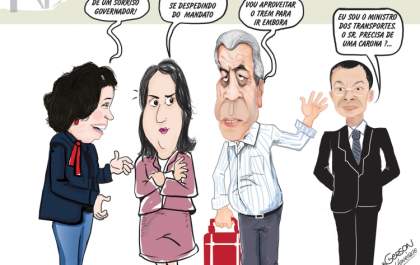 Confira a charge da edição do Jornal Hojemais