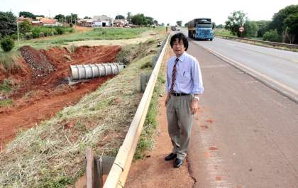 Governo de Andradina tem solicitação de obra na Integração atendida pelo DER