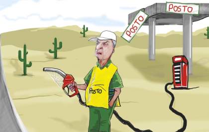 Charge - A opinião de um artista sobre os fatos que ocorrem no dia-a-dia