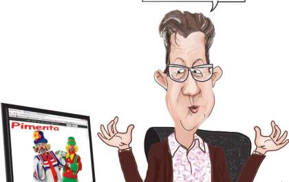 Confira a charge da edição do jornal Hojemais