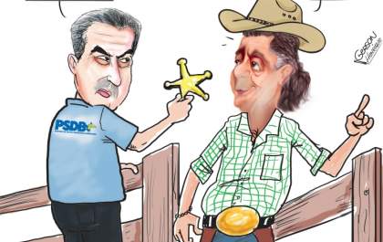 Confira a charge da edição do jornal Hojemais