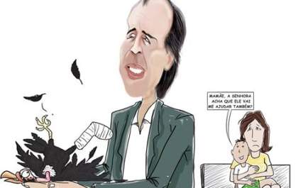 Confira a charge da edição do jornal Hojemais