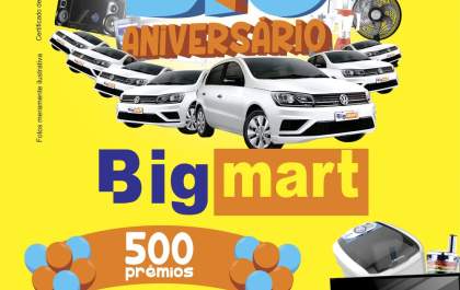 Big Mart realiza sorteio neste sábado