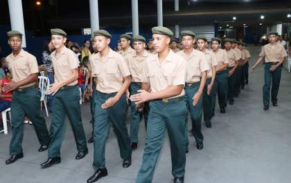 Solenidade de graduação do “Pelotão Mirim”em TL