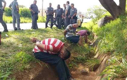 Cabo da PM ferido em ação que prendeu três traficantes com 75 kg de maconha