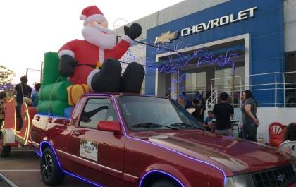 Casa do Papai Noel da Safira vira ponto turístico em Andradina