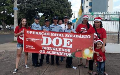 Patrulha Mirim divulga campanha ‘Natal Solidário 2018’