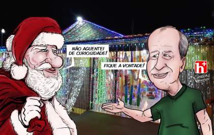 Até o Noel fez check-in na casa do Bazan