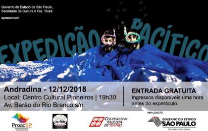 Teatro em animação de figuras gratuito nesta quarta em Andradina