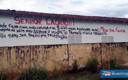 Homem faz desabafo inusitado após ter equipamentos eletrônicos furtados