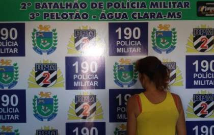 Mulher com tornozeleira eletrônica é presa em Água Clara