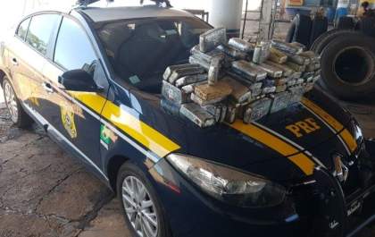 Mais de 100 Kg de cocaína são apreendidos pela PRF