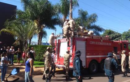Sepultamento do subtenente do Corpo de Bombeiros é marcado por cortejo